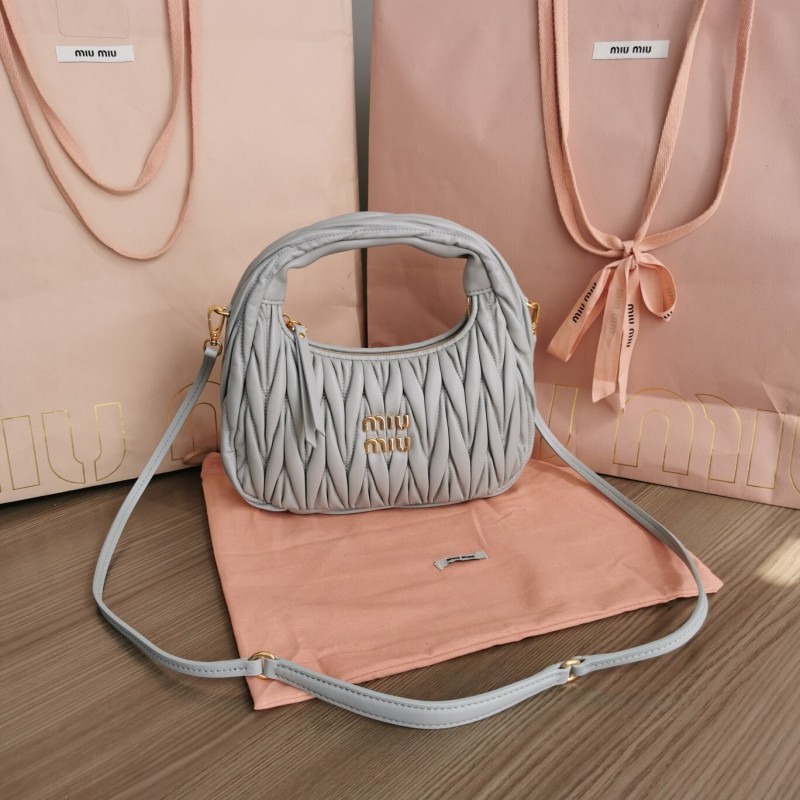 Wander Matelassé Nappa Lleather Hobo Bag“23*13*7CM”-059=