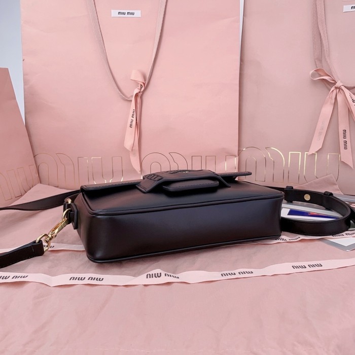 Nappa Leather Shoulder Bag“23*13.5*5CM”-039=