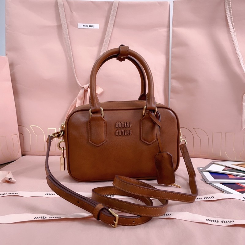 Arcadie Leather Bag“19*13*6CM”-069=