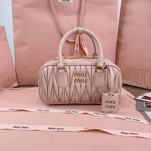 Arcadie Matelassé Nappa Leather Bag“22*10.5*7.5CM”-0301=