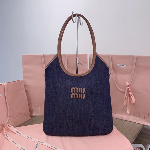 IVY Canvas And Leather Bag“40*35CM”-057=