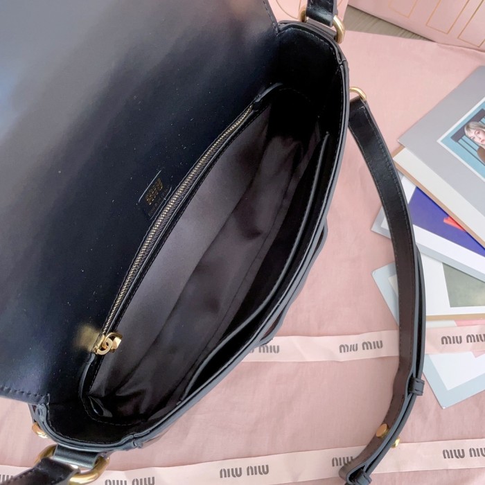 Nappa Leather Shoulder Bag“23*13.5*5CM”-039=
