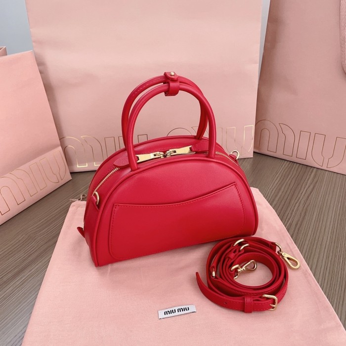 Leather Top Handle Bag“23*15*11CM”-098=
