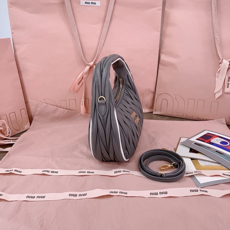 Wander Matelassé Nappa Lleather Hobo Bag“23*13*7CM”-059=