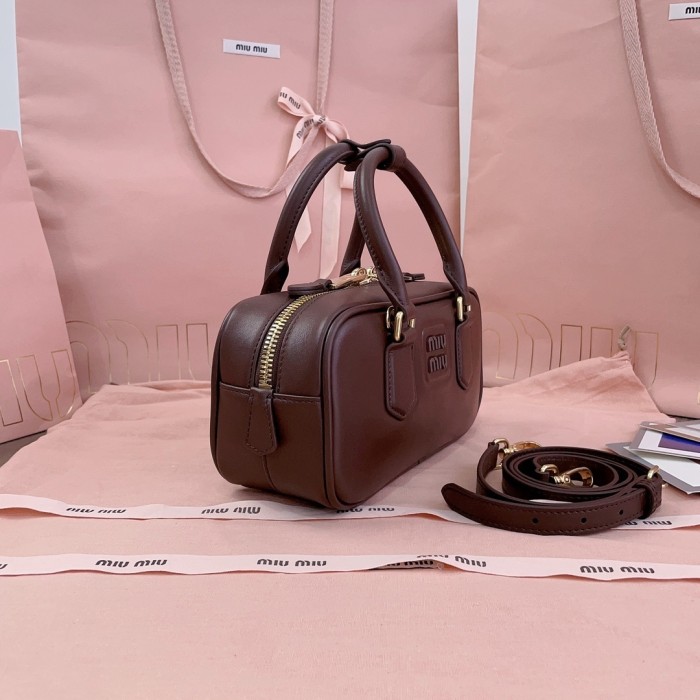 Arcadie Leather Bag“22*10.5*7.5CM”-039