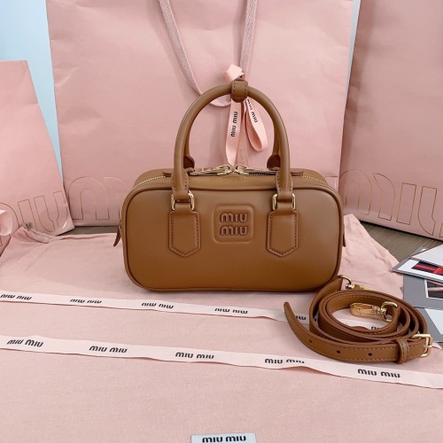 Arcadie Leather Bag“22*10.5*7.5CM”-039=