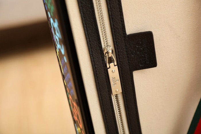 Embossed Leather Trolley 20 inch  -0051=