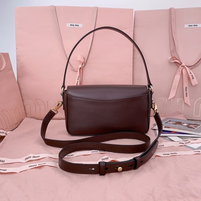 Nappa Leather Shoulder Bag“23*13.5*5CM”-039=