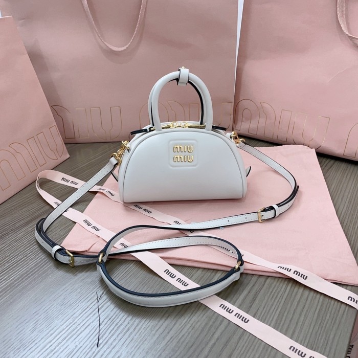 Leather Top-Handle Bag“18*11.5*8CM”-057=