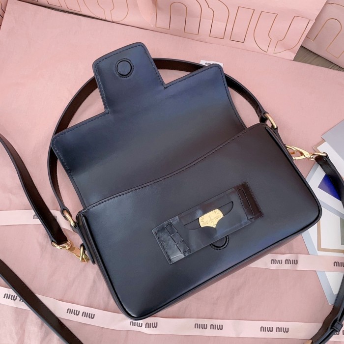 Nappa Leather Shoulder Bag“23*13.5*5CM”-039=