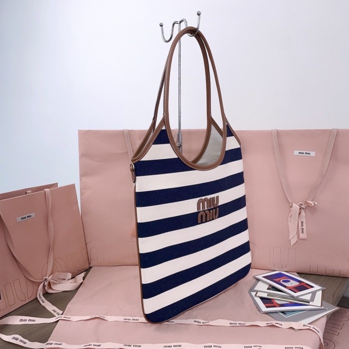 IVY Canvas And Leather Bag“40*35CM”-037=