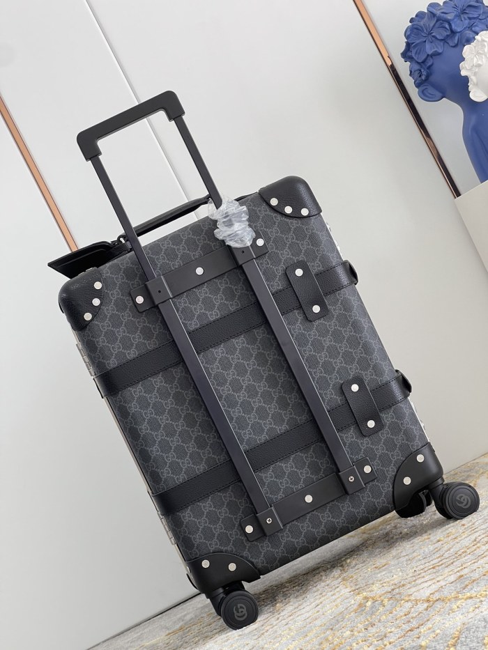 Embossed Leather Trolley 24 inch  -0061=