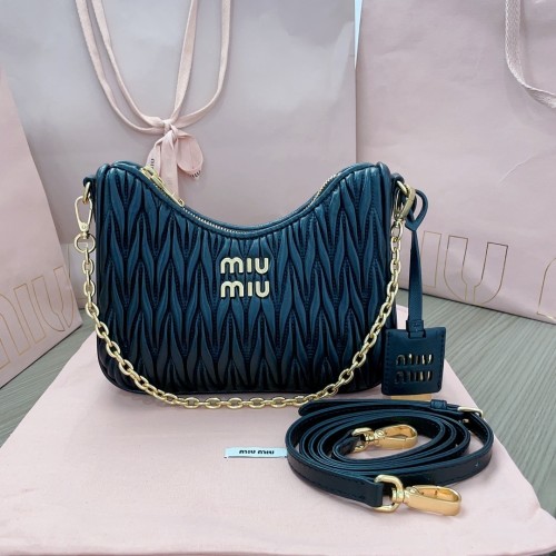Matelassé Nappa Leather Shoulder Bag“21*16.5*5.5CM”-089=