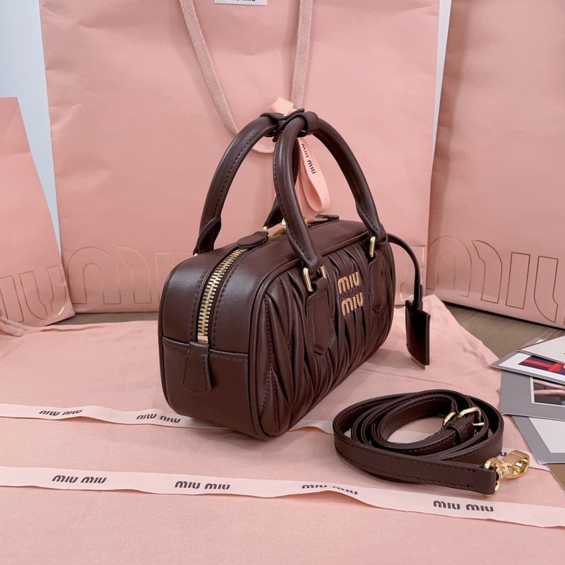 Arcadie Matelassé Nappa Leather Bag“22*10.5*7.5CM”-0301=