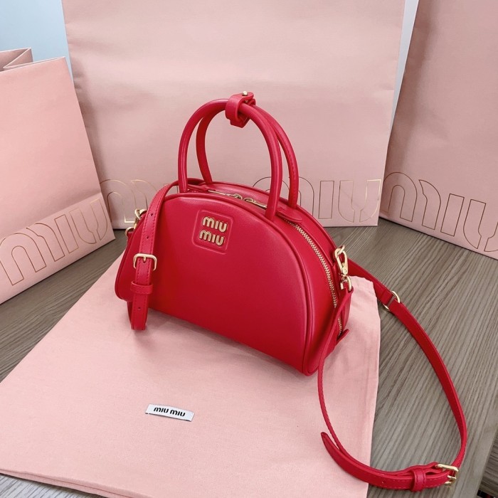 Leather Top Handle Bag“23*15*11CM”-098=