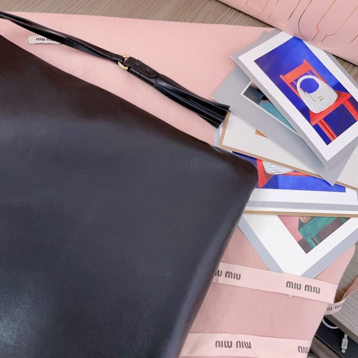 Leather Shoulder Bag“31*28CM”-058=