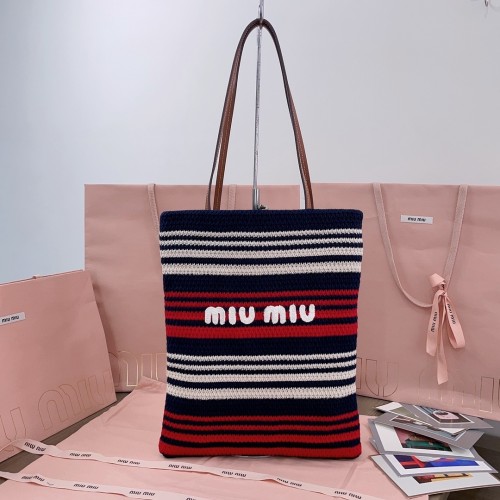 Raffia-Effect Woven Tote Bag“38*30CM”-056=