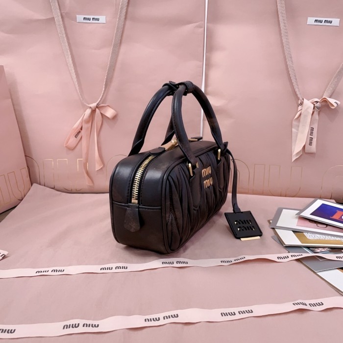 Arcadie Matelassé Nappa Leather Bag“22*10.5*7.5CM”-0301=