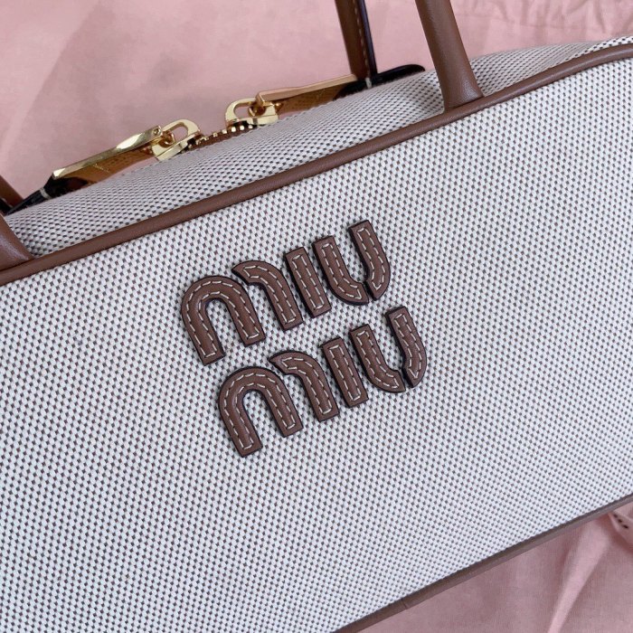 Beau Canvas Top-Handle Bag“28*12*9CM”-058=
