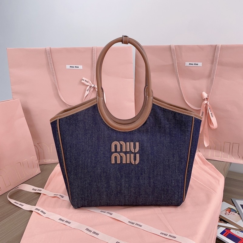 IVY Canvas And Leather Bag“28*26*12.5CM”-077=