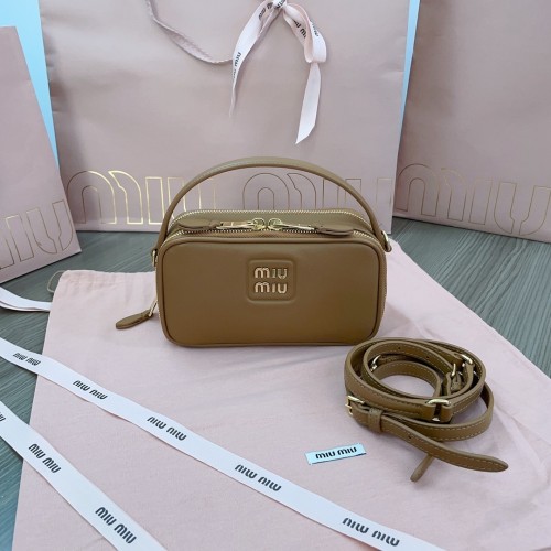 Leather Shoulder Bag“18*9.5*6.5CM”-068=