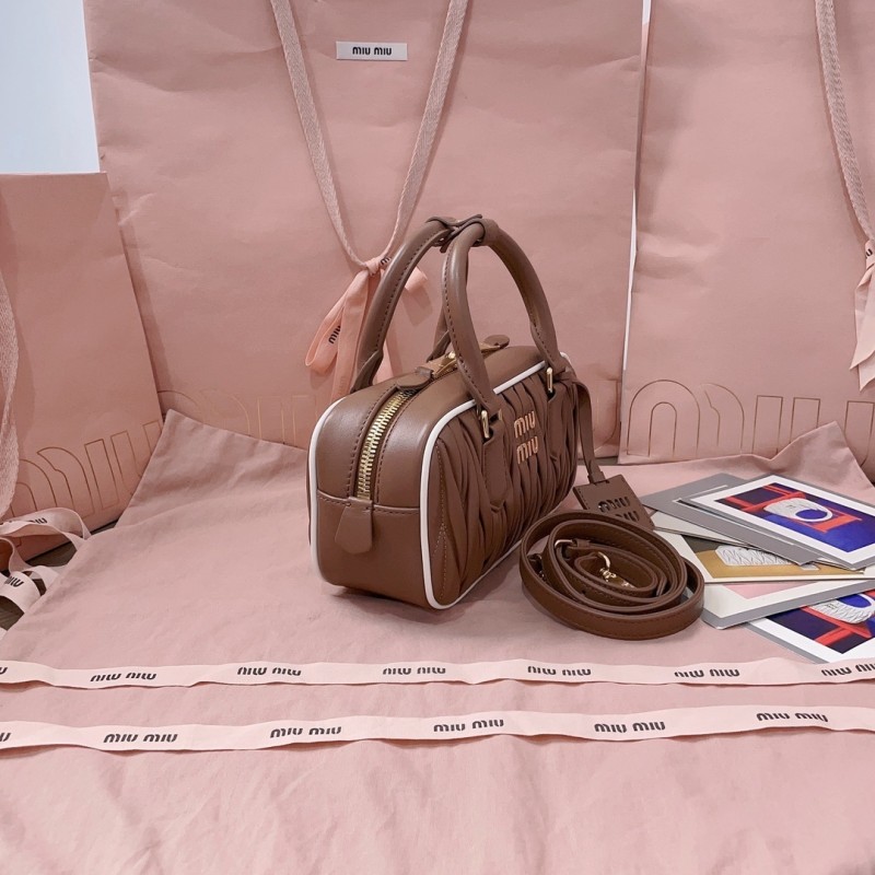 Arcadie Matelassé Nappa Leather Bag“22*10.5*7.5CM”-0301=