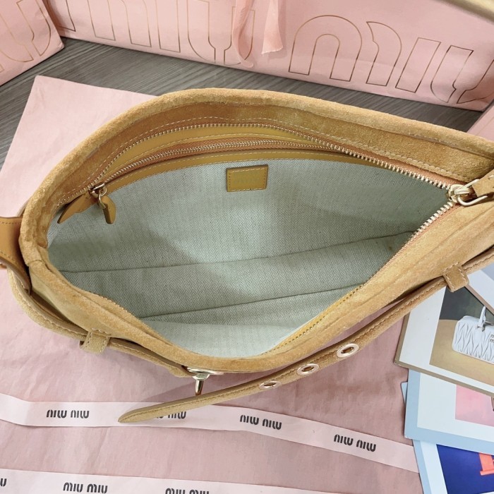 Aventure Suede Leather Handbag“33*19*5CM”-058=
