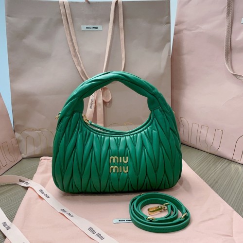 Wander Matelassé Nappa Lleather Hobo Bag“23*13*7CM”-059=