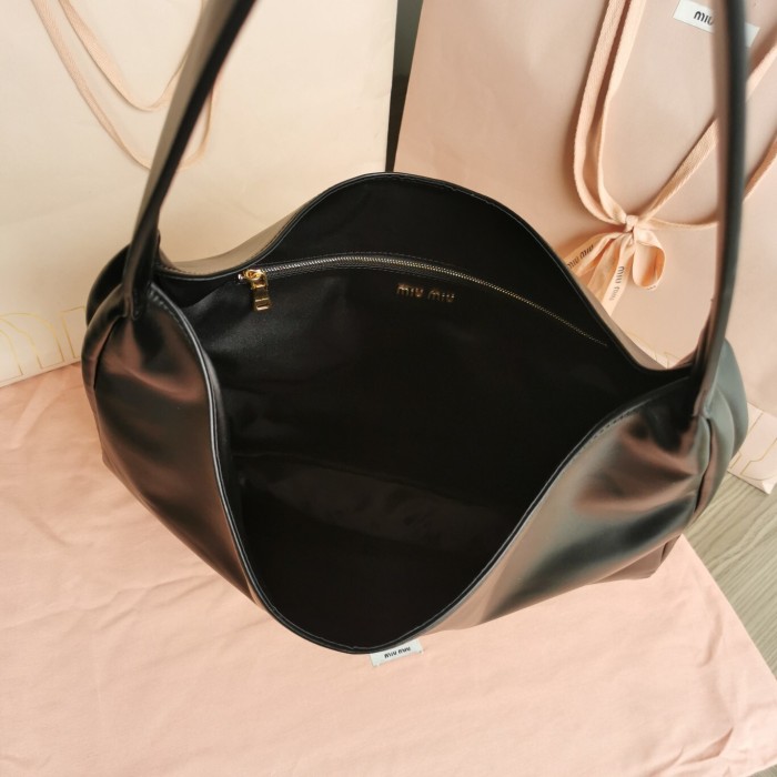 Leather Hobo Bag“17*15*10CM”-009=