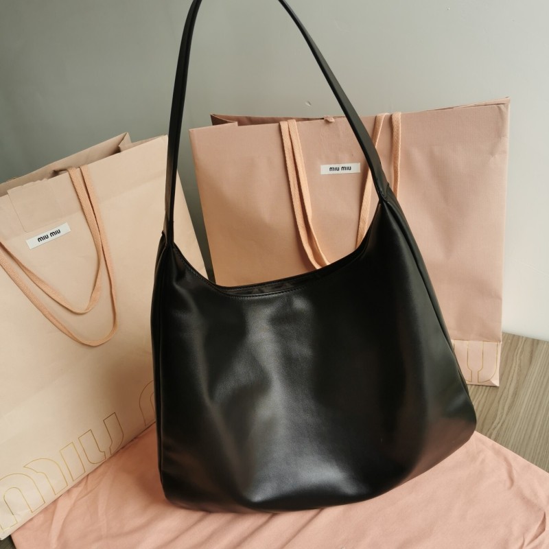 Leather Hobo Bag“17*15*10CM”-009=