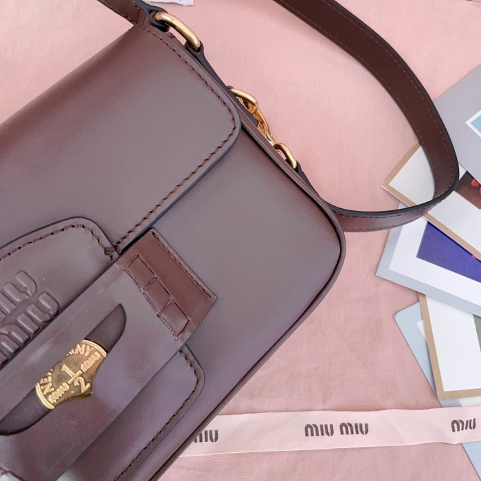 Nappa Leather Shoulder Bag“23*13.5*5CM”-039=