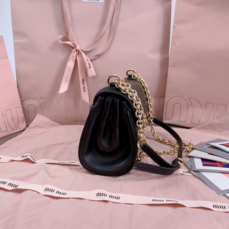 Nappa Leather Shoulder Bag“24*13.5*9CM”-0501=