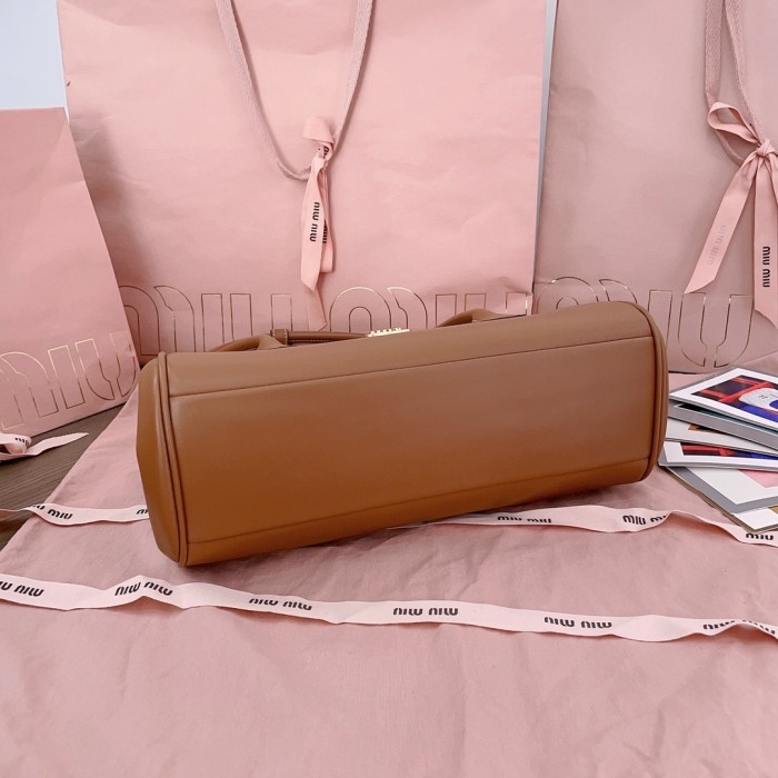 Aventure Nappa Leather Top-Handle Bag“28*15*11CM”-0501=