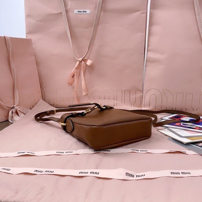 Nappa Leather Bag“18*17*4.5CM”-086=