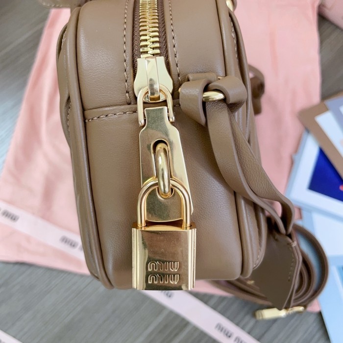 Arcadie Matelassé Nappa Leather Bag“19*13*6CM”-0801=