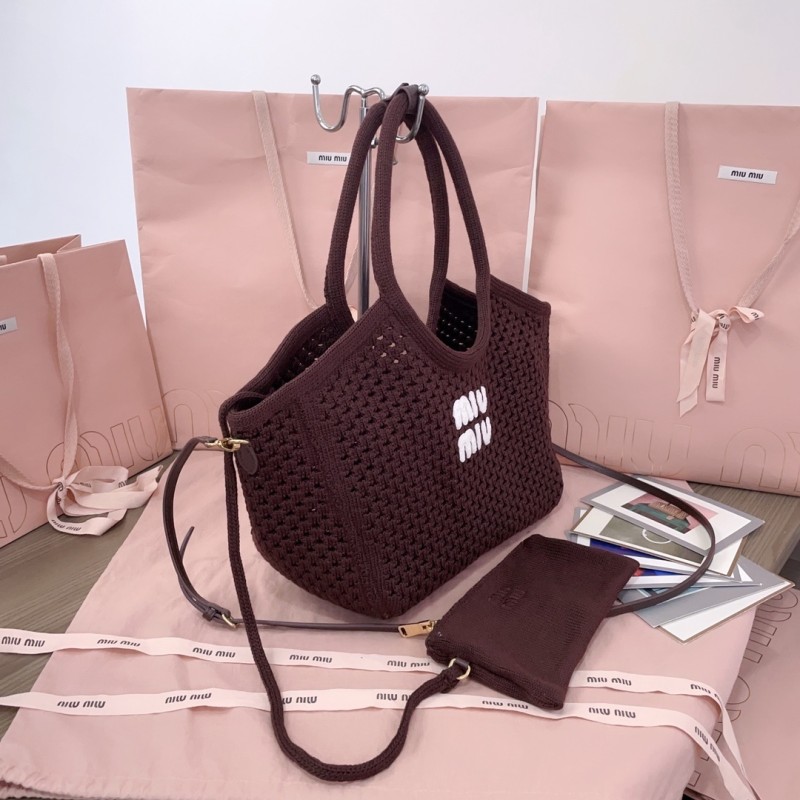 IVY Cotton Mesh Bag“28*26*12.5CM”-098=