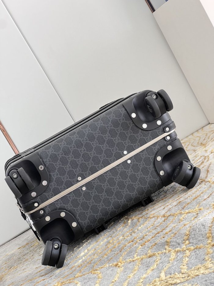 Embossed Leather Trolley 24 inch  -0061=