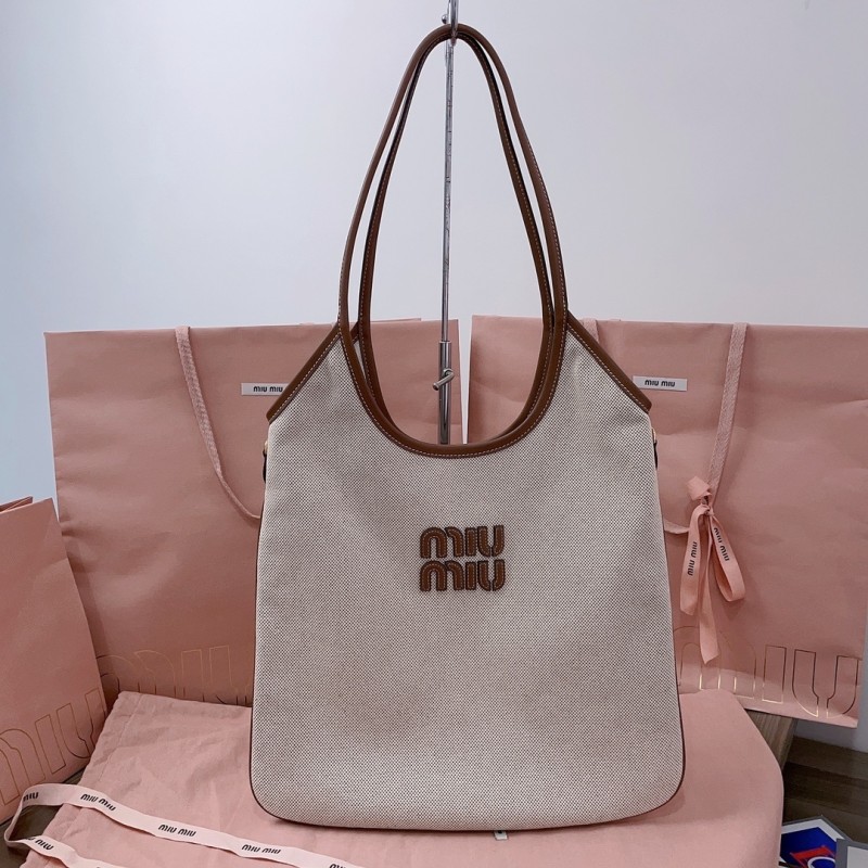 IVY Canvas And Leather Bag“40*35CM”-057=
