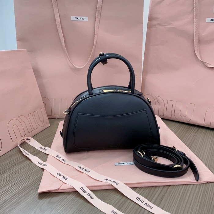 Leather Top-Handle Bag“23*15*11CM”-098=