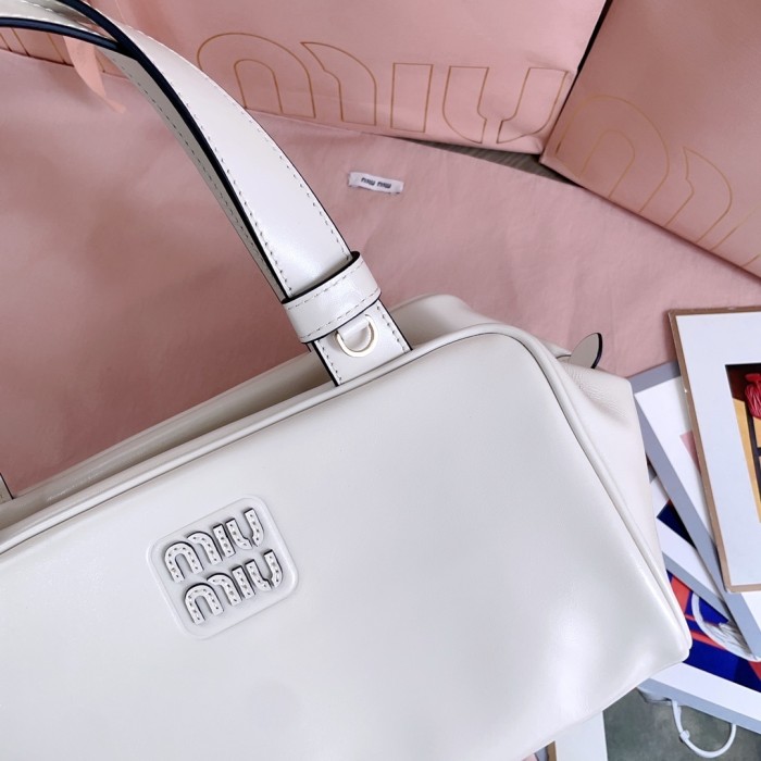 Leather Top-Handle Bag“28*15*13CM”-068=