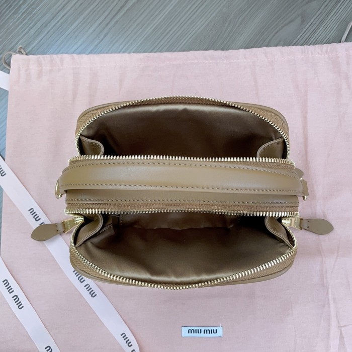 Leather Shoulder Bag“18*9.5*6.5CM”-068=