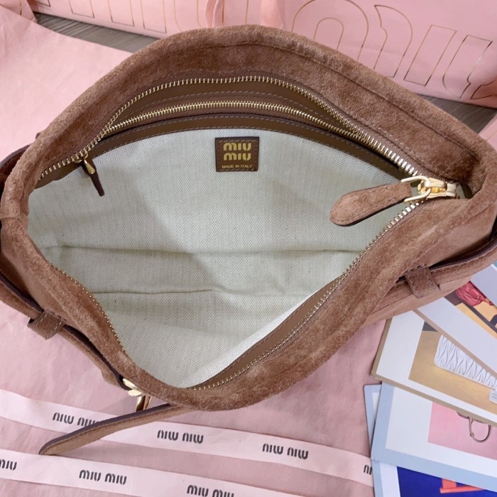 Aventure Suede Leather Handbag“33*19*5CM”-058=