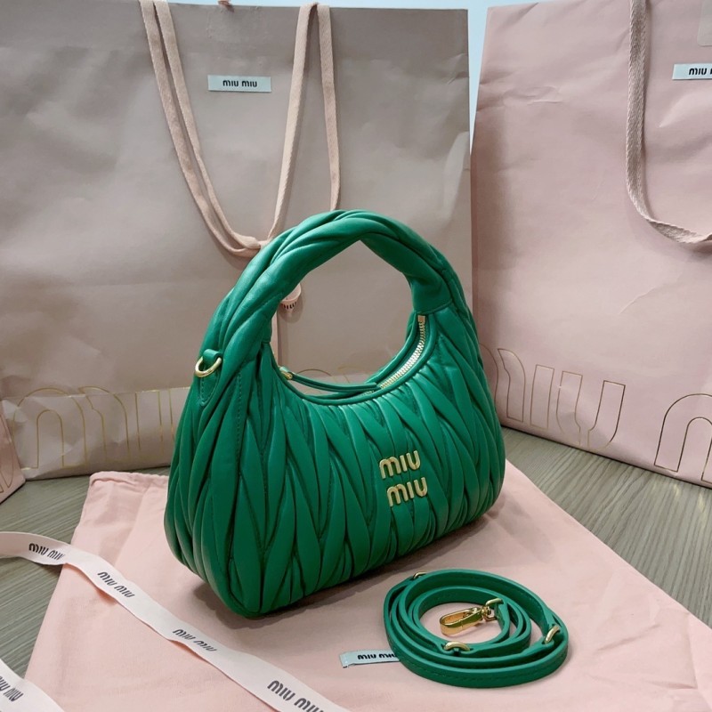 Wander Matelassé Nappa Lleather Hobo Bag“23*13*7CM”-059=