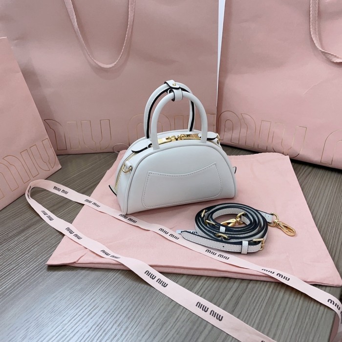 Leather Top-Handle Bag“18*11.5*8CM”-057=