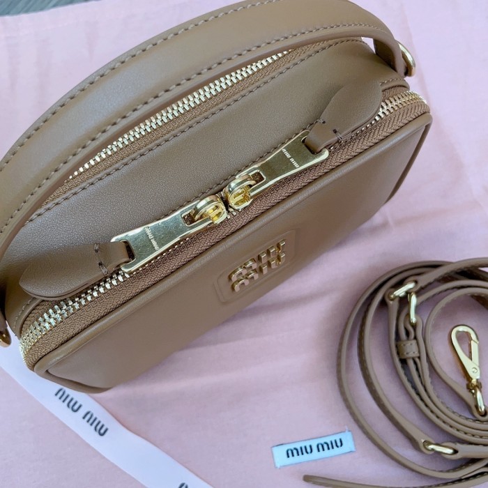 Leather Shoulder Bag“18*9.5*6.5CM”-068=