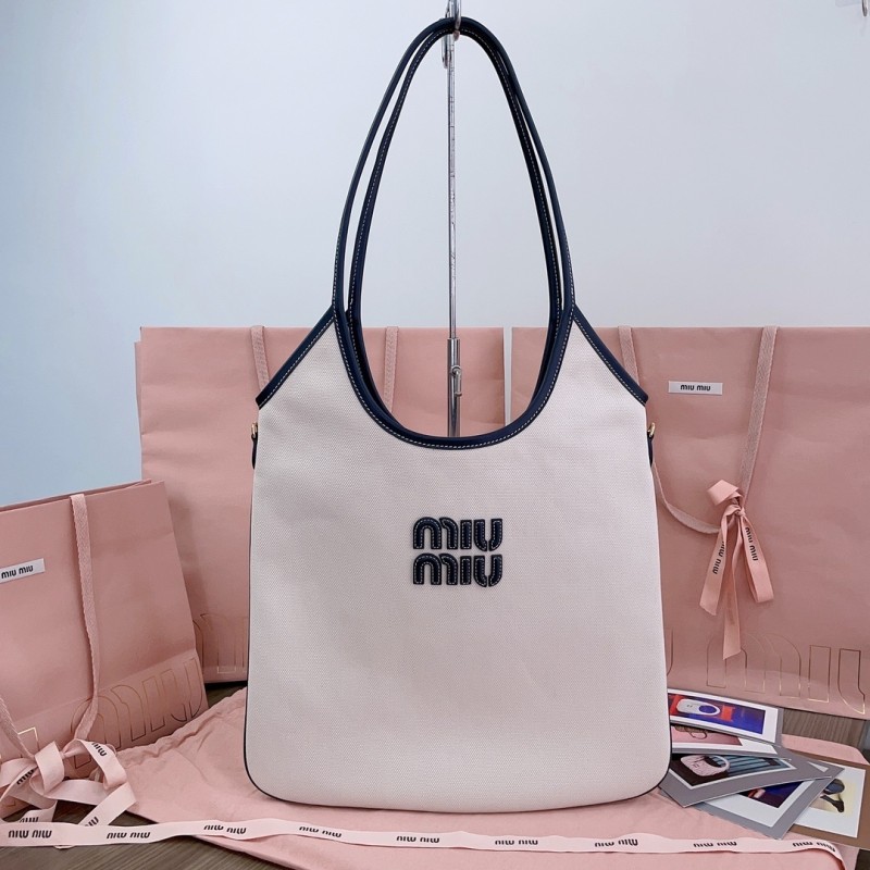 IVY Canvas And Leather Bag“40*35CM”-057=