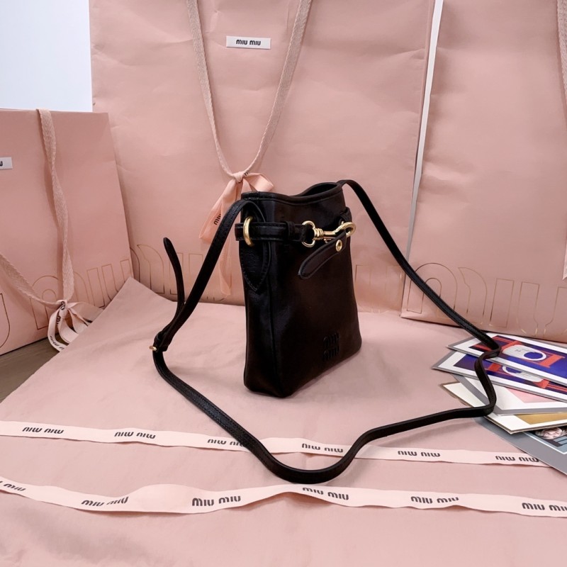 Nappa Leather Bag“18*17*4.5CM”-086=