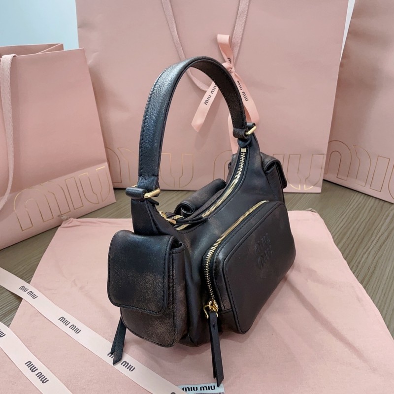 Nappa Leather Pocket Bag“21*12*6CM”-0301=