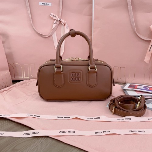 Arcadie Leather Bag“22*10.5*7.5CM”-039=