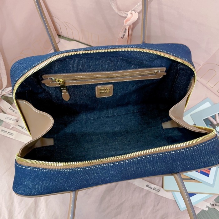 Beau Canvas And Leather Bag“34*23*12CM”-0301=